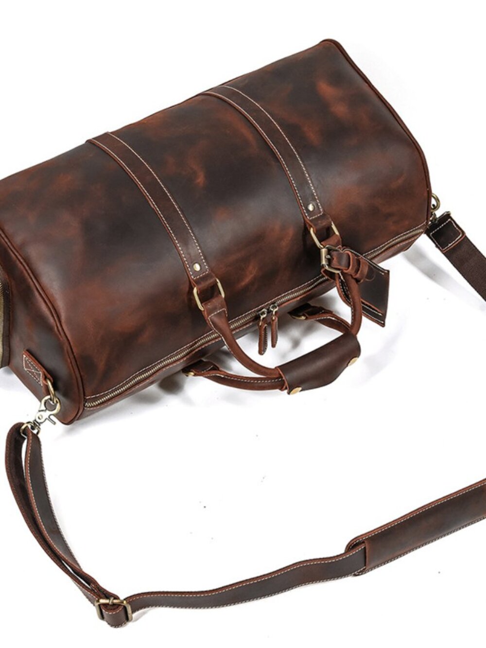 Saddle Weekender Bag (Vintage) 20”*10.5”*10.5” inches (L*W*H) - Picture 3 of 10